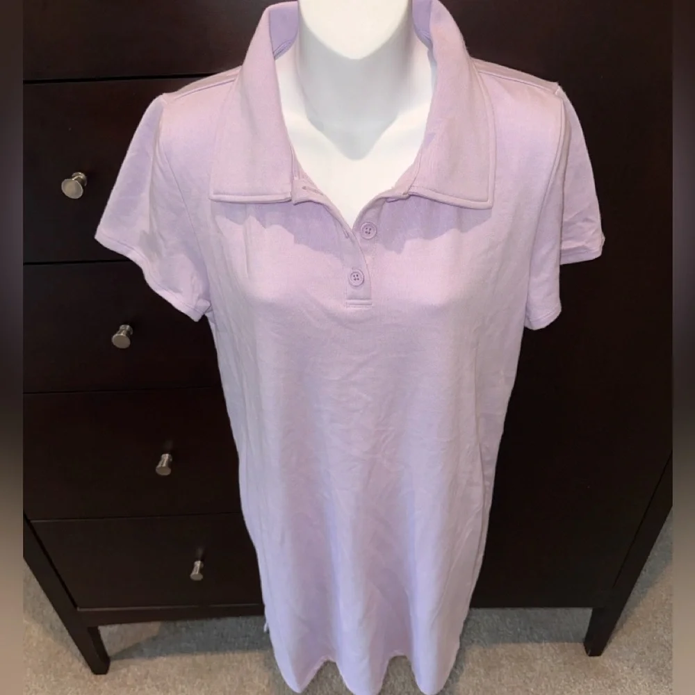 NWOT Marc New York Performance Polo Collared Lilac Dress, Size Large. - Picture 3 of 9